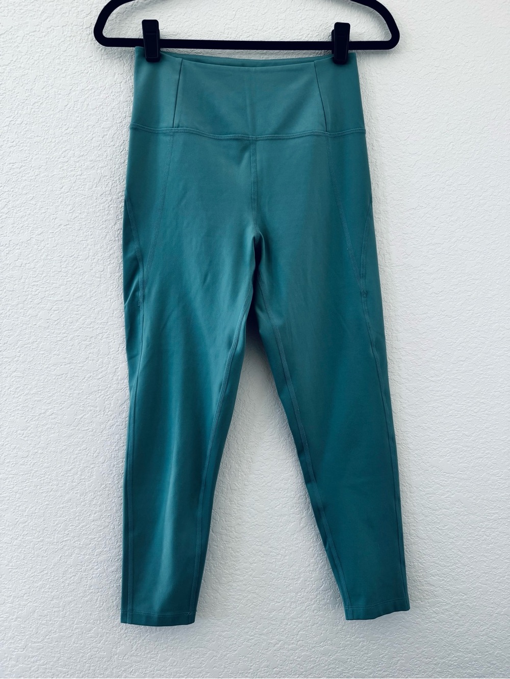 Girlfriend Collective Teal High-Waisted Athletic Leggings